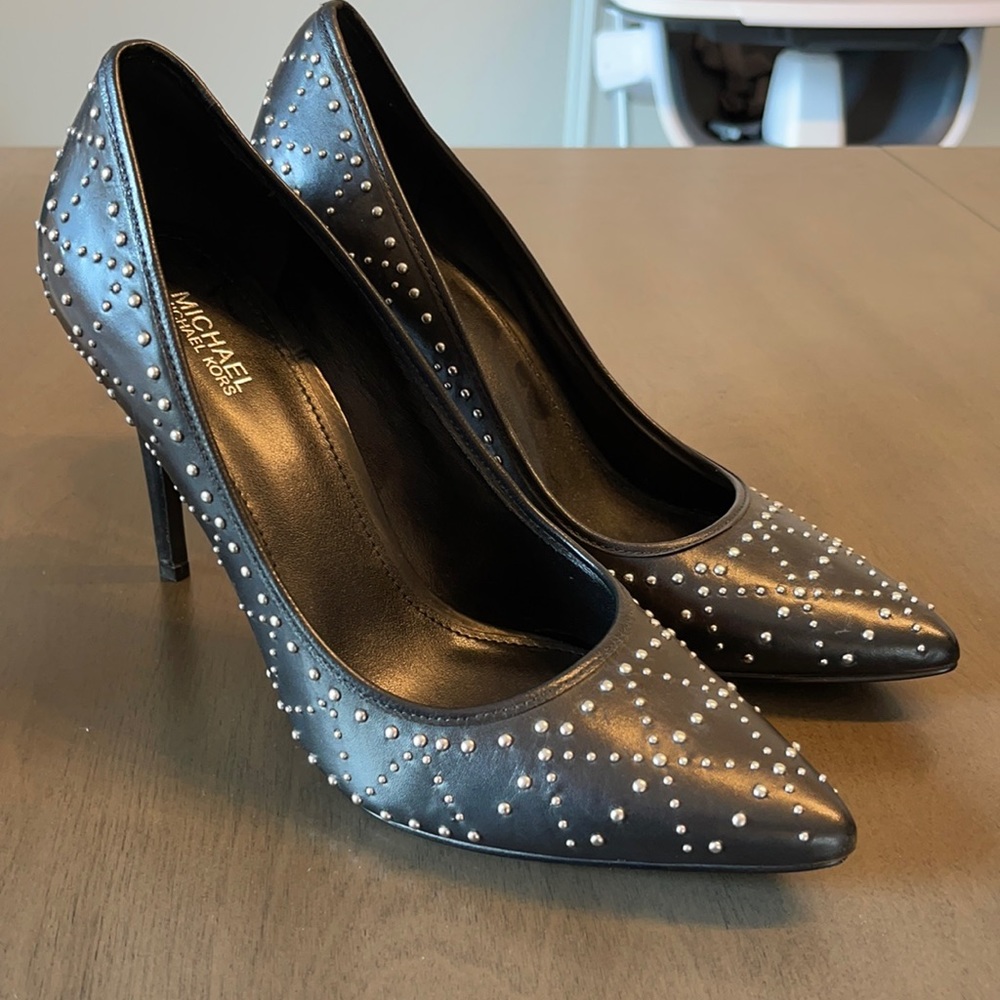 Michael Kors Studded Pointy Toe Heels size 7.5